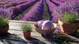 Bild zum Duft Lavendel-Eiscreme