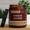 cheese lovers | https://frechekerzen.s3.eu-central-1.amazonaws.com/release/250ml+GROSS/food/images/ginger/main-live.jpg FRECHEKERZEN, Witzige Sojawachs Duftkerze mit frechem Spruch und aufregendem Duft, ideal als lustiges handgemachtes Geschenk