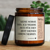 keine sorge mama. ich werde dich für den rest deines lebens nerven. | sandel, Sandelholz, GLÜCKLICHT Kerze im Glas, Sojawachs Duftkerzen im Glas mit Spruch und aufregendem Duft, ideal als originelles, handgemachtes Geschenk