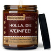 Geschenkkerze | holla, die weinfee!
