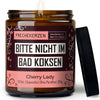 Lustige Kerze | bitte nicht im bad koksen 1