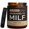 Kerze mit Spruch | upgraded to milf