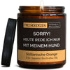 Kerze mit Deckel | sorry! heute rede ich nur mit meinem hund.