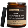 Kerze mit Deckel | sorry! heute rede ich nur mit meinem hund.