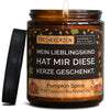 Kerze mit Spruch | mein lieblingskind hat mir diese kerze geschenkt.