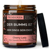 Kerze im Glas | der bumms ist dem dings sein ende!