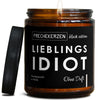 lieblings idiot | partner/mann/lieblings-id-4647186/images/ohneduf/main-ob.jpg FRECHEKERZEN, Witzige Sojawachs Duftkerze mit frechem Spruch und aufregendem Duft, ideal als lustiges handgemachtes Geschenk