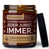 Freche Kerze | „es kommt darauf an.“ jeder jurist. immer.