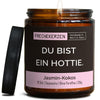 Geschenkkerze | du bist ein hottie.