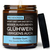 Freche Kerze | sport gibt dir das gefühl, besser auszusehen. glühwein übrigens auch.
