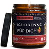 Sojawachs Kerze | ich brenne für dich