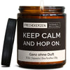Freche Kerze | keep calm and hop on.