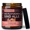 Freche Kerze | die plätzchen sind alle.
