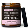 Kerze im Glas | wenn die kerze brennt, ist es zeit zum ficken.