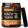 Kerze mit Spruch | kack tusse
