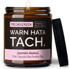 Kerze mit Spruch | warn hata tach.