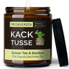 Kerze mit Spruch | kack tusse