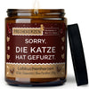 Freche Kerze | sorry, die katze hat gefurzt.