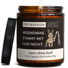 Deko Kerze | irgendwas stimmt mit hasi nicht.
