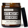 Lustige Kerze | bitte nicht im bad koksen 1