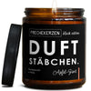 duftstäbchen. | deko/badezimmer/duft-staebc-4133300/images/apfelzi/main-ob.jpg FRECHEKERZEN, Witzige Sojawachs Duftkerze mit frechem Spruch und aufregendem Duft, ideal als lustiges handgemachtes Geschenk