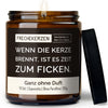 Kerze im Glas | wenn die kerze brennt, ist es zeit zum ficken.