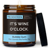 Lustige Duftkerze | it's wine o'clock.