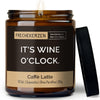 Lustige Duftkerze | it's wine o'clock.