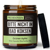 Lustige Kerze | bitte nicht im bad koksen 1