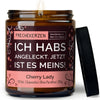 Freche Kerze | ich habs angeleckt. jetzt ist es meins!