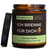 Sojawachs Kerze | ich brenne für dich