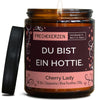 Geschenkkerze | du bist ein hottie.
