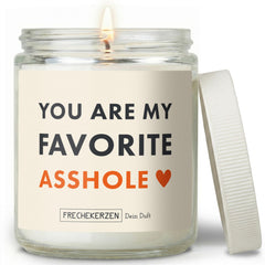 Freche Kerze | you are my favorite asshole