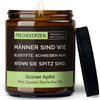 Freche Kerze | männer sind wie bleistifte. schreiben nur, wenn sie spitz sind.