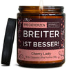 Lustige Kerze | breiter ist besser!