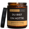 Geschenkkerze | du bist ein hottie.