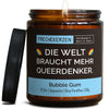 Geschenkkerze | die welt braucht mehr queerdenker.