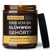 Duftkerze mit Spruch | hab ich da glühwein gehört?