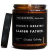 world's greatest farter father. | eltern/papa/world-s-grea-9080444/images/whiskey/main-ob.jpg FRECHEKERZEN, Witzige Sojawachs Duftkerze mit frechem Spruch und aufregendem Duft, ideal als lustiges handgemachtes Geschenk
