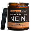 Kerze mit Deckel | grundsätzlich nein.