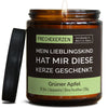 Kerze mit Spruch | mein lieblingskind hat mir diese kerze geschenkt.