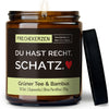 Deko Kerze | du hast recht, schatz.