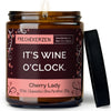 Lustige Duftkerze | it's wine o'clock.