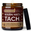 Kerze mit Spruch | warn hata tach.