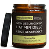 Kerze mit Spruch | mein lieblingskind hat mir diese kerze geschenkt.