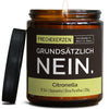 Kerze mit Deckel | grundsätzlich nein.