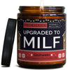 Kerze mit Spruch | upgraded to milf