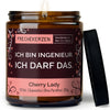 Kerze im Glas | ich bin ingenieur. ich darf das.