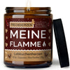 Kerze mit Spruch | meine flamme