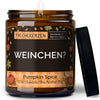 Kerze mit Spruch | weinchen?
